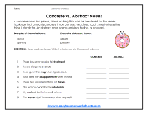 Classifying Worksheet