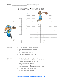 Synonym crosswords for grade 1 worksheets