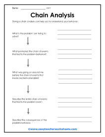 Chain Analysis Worksheet