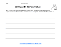 Writing with Authority Worksheet
