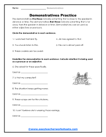 Practice Worksheet