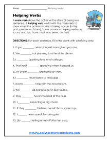 Helpers Worksheet