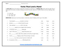 Lend a Hand Worksheet