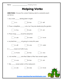 Choose To Correct Worksheet