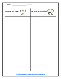 Good or Bad Worksheet