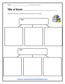 Title of Book Worksheet