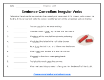 Sentence Correction Worksheet