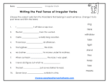 Writing Worksheet