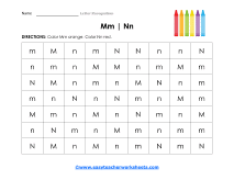 M and N Worksheet