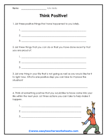 Life Skills Worksheets