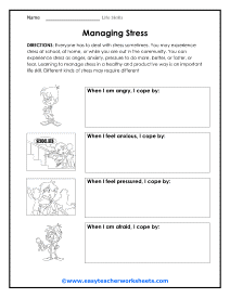 Managing Stress Worksheet