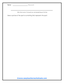 Sports Worksheet