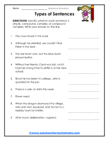 Identification Worksheet