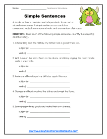 Simple Worksheet