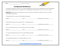 Compound Worksheet