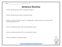 Form and Structure Worksheet