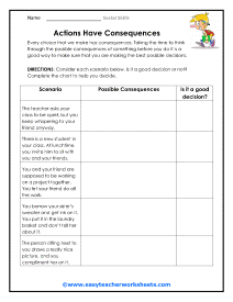 Social Skills Worksheets