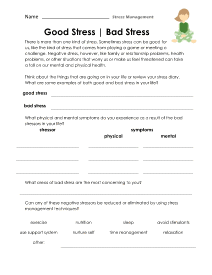 worksheet stress and me worksheet stress and me