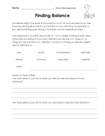 worksheet stress and me worksheet stress and me