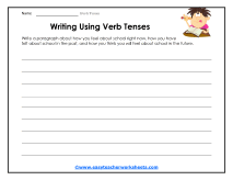 Using Verb Tenses Worksheet