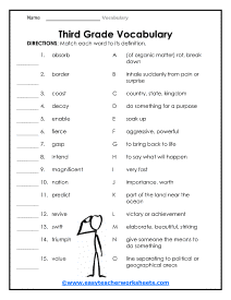3rd Grade Worksheet