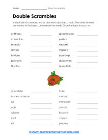 Fall and Military Worksheet