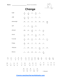 Change Worksheet