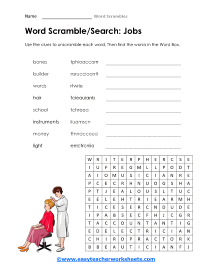 Jobs Worksheet