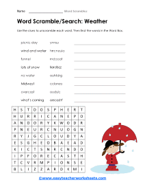 Weather Worksheet