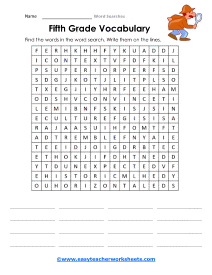 5th Grade Worksheet