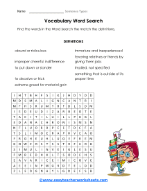 Puzzling Worksheet