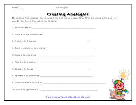 Creating Your Own Worksheet