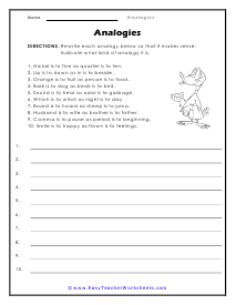 Rewriting Worksheet