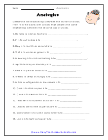 SAT Word Worksheet