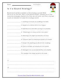 Sounding Worksheet