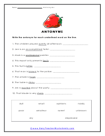 Replacement Worksheet