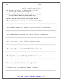 Writing Forms Worksheet