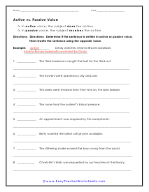 Classification Worksheet