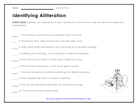 Identification Worksheet