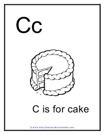 Letter C Poster