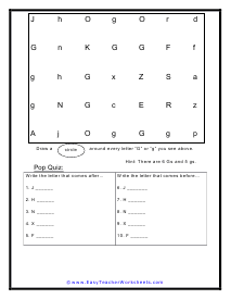 F Letter Worksheet