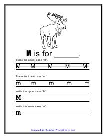 M Practice Worksheet