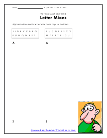 Vertical Worksheet