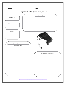 Virginia Woolf Graphic Organizer