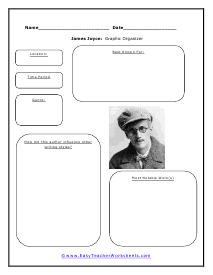 Joyce Graphic Organizer