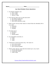 Rand Questions Worksheet