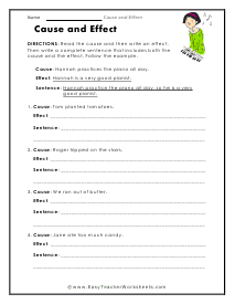 Example Worksheet