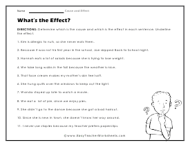 My Effect Worksheet