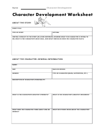 Detailed Worksheet