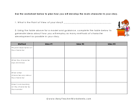 Person Stands Worksheet